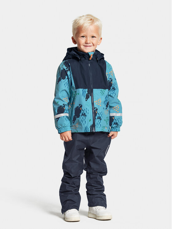 Didriksons Didriksons Kurtka przeciwdeszczowa Stormhatt 504737 Niebieski Regular Fit
