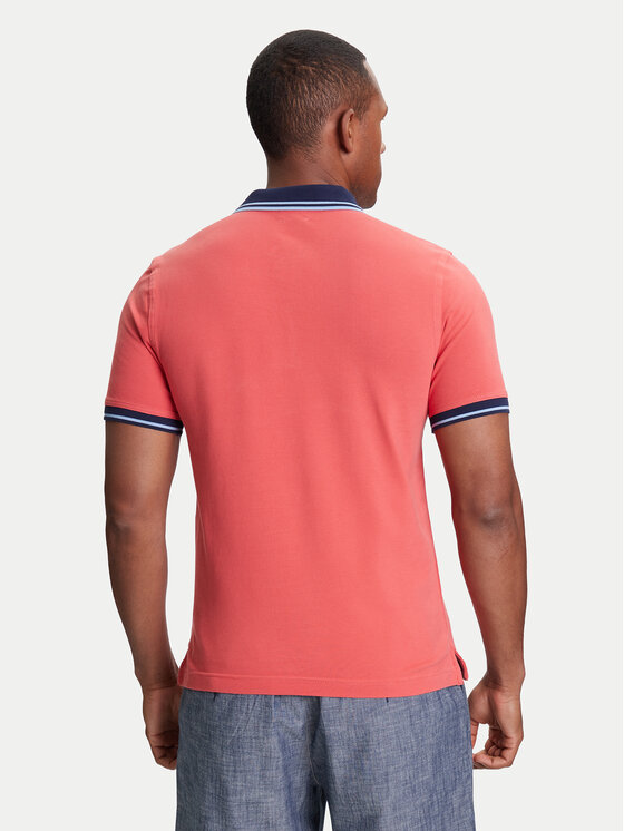 United Colors Of Benetton United Colors Of Benetton Polo majica 3F9HU302E Bordo rdeča Regular Fit
