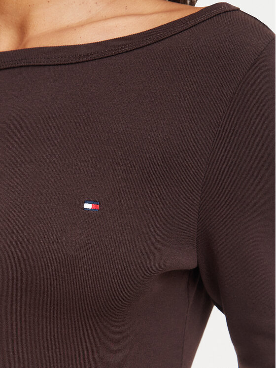 Tommy Hilfiger Tommy Hilfiger Blusa Cody WW0WW49928 Marrone scuro Regular Fit