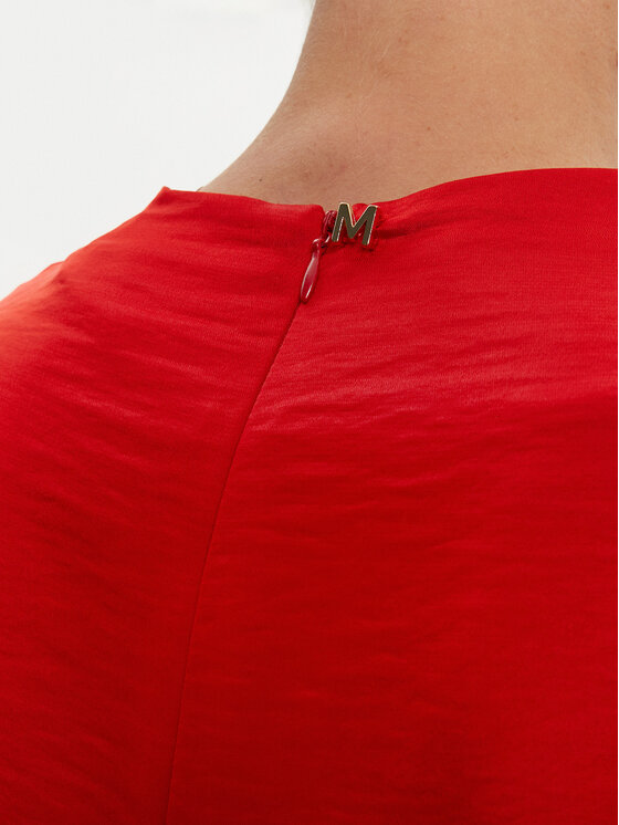 LOLA CASADEMUNT LOLA CASADEMUNT Коктейлна рокля MF2416003 Червен Regular Fit