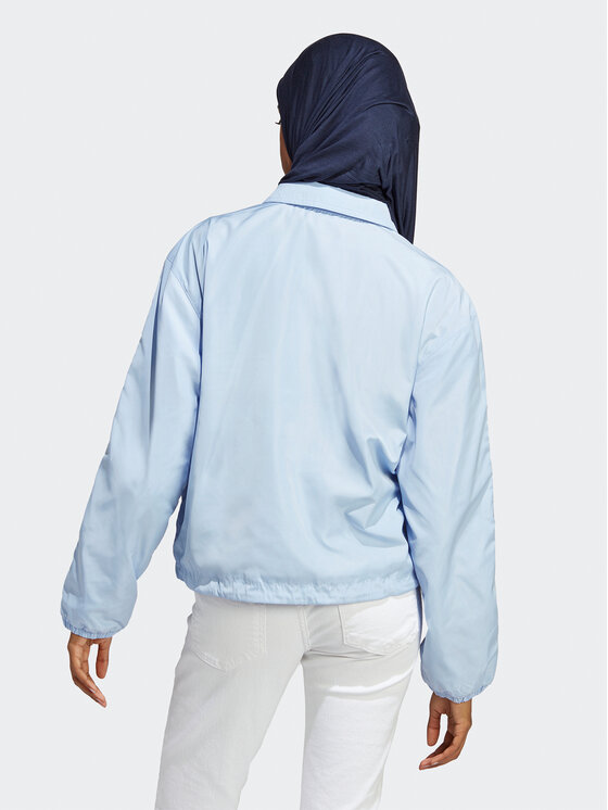 adidas adidas Kurtka przejściowa Adicolor Classics 3-Stripes Coach Jacket IC5480 Błękitny Loose Fit