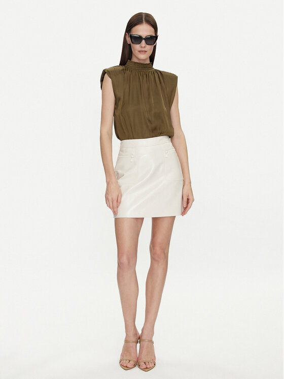 Morgan Morgan Bluza 241-OFLIP Khaki Regular Fit