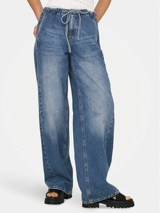 ONLY ONLY Jeansy Pennie 15359088 Modrá Wide Leg