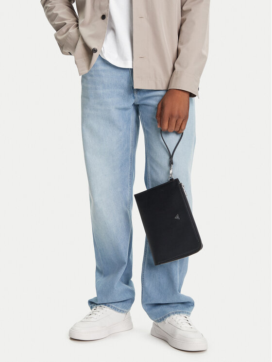 Guess Guess Мъжка чантичка PMBASA P5235 Черен