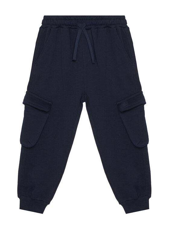United Colors Of Benetton United Colors Of Benetton Долнище анцуг 3J68CF06I Тъмносин Regular Fit