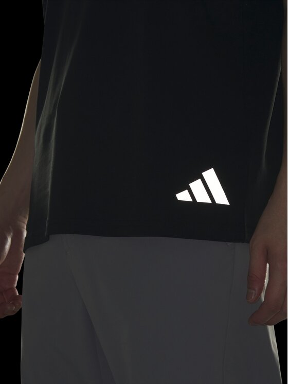 adidas adidas Koszulka techniczna 161024 Czarny Loose Fit