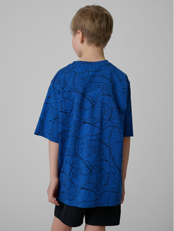 4F 4F T-Shirt BEACHSIDE CHILL Niebieski Loose Fit
