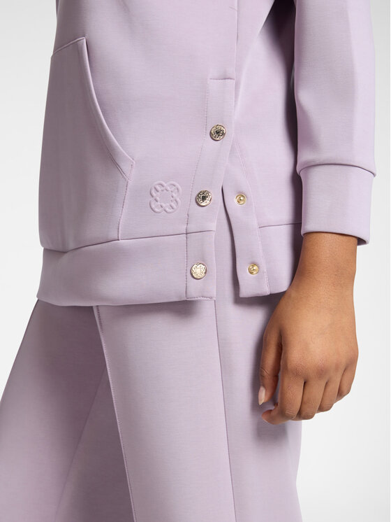 Elena Mirò Elena Mirò Felpa G879Z000532N0F9 Viola Regular Fit