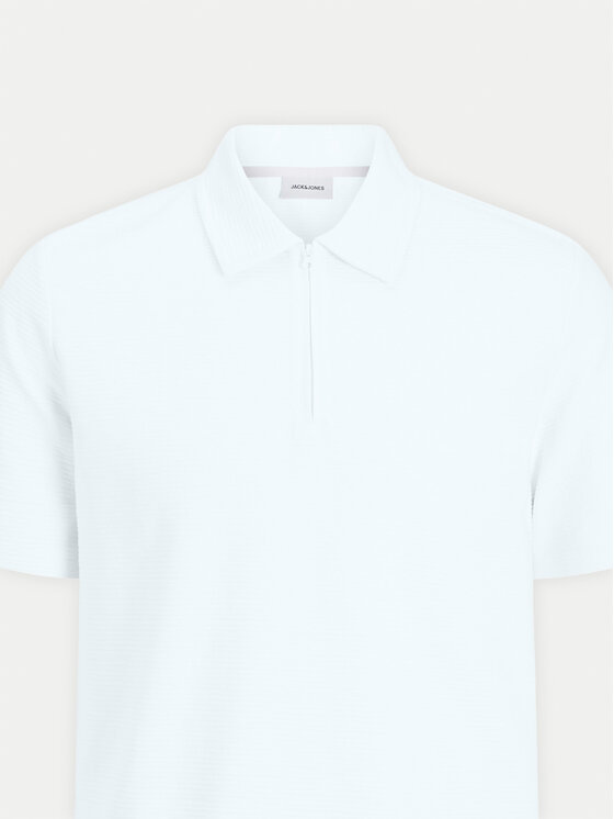 Jack & Jones Jack & Jones Polo Benja 12269338 Biały Regular Fit