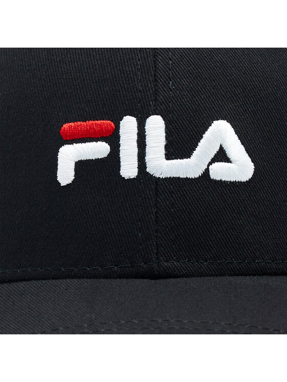Fila Fila Czapka z daszkiem Brasov 6 Panel Cap With Linear Logo - Strap Back FCU0019 Czarny