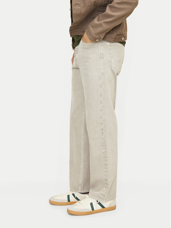 Jack & Jones Jack & Jones Jeansy Eddie 12258833 Beżowy Loose Fit