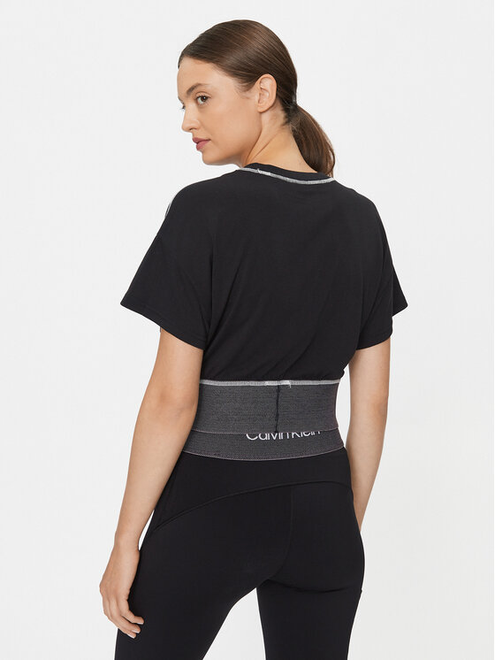 Calvin Klein Performance Calvin Klein Performance T-shirt 00GWF3K147 Crna Regular Fit