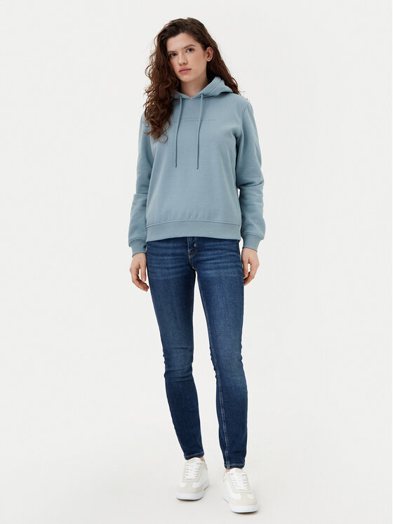 Calvin Klein Jeans Calvin Klein Jeans Bluză Institutional Graphic J20J225494 Albastru Regular Fit
