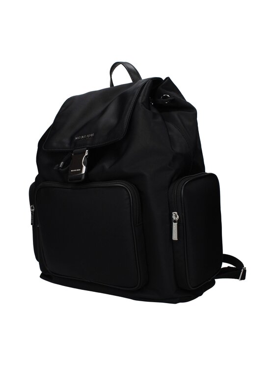 Michael Kors Michael Kors Plecak Black Fabric Backpack Czarny