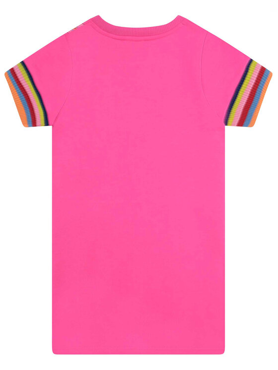 Vestito di maglia W12444 D Rosa Regular Fit