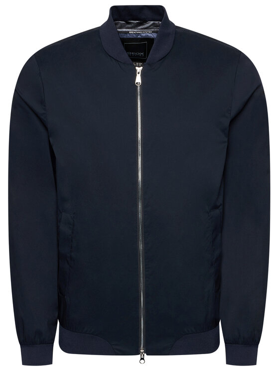 Geox Geox Μπόμπερ μπουφάν Eolo M1221T T2837 F4386 Σκούρο μπλε Slim Fit