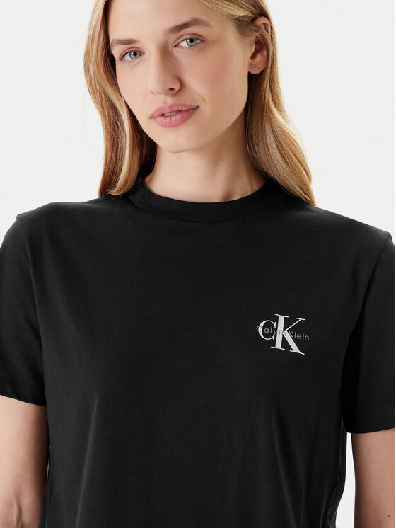 Calvin Klein Jeans Calvin Klein Jeans Set 2 tricouri LV047C905G Negru Regular Fit