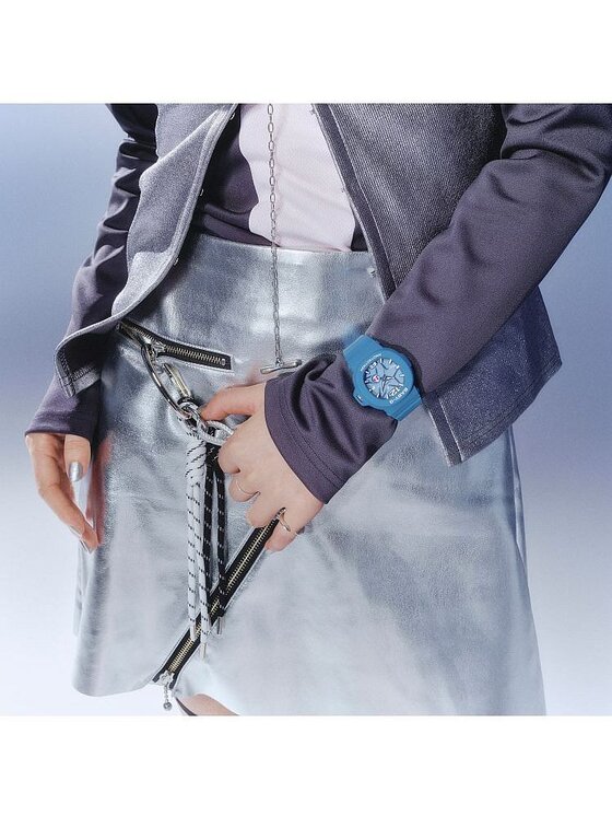 Baby-G Baby-G Zegarek Casio-BGA-10D-2A2ER Niebieski