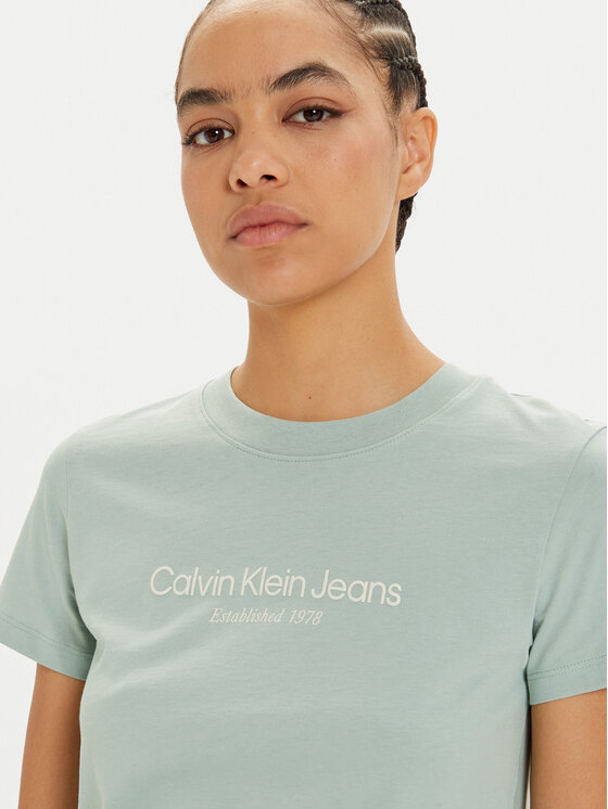 Calvin Klein Jeans Calvin Klein Jeans T-särk Institutional J20J224914 Sinine Regular Fit