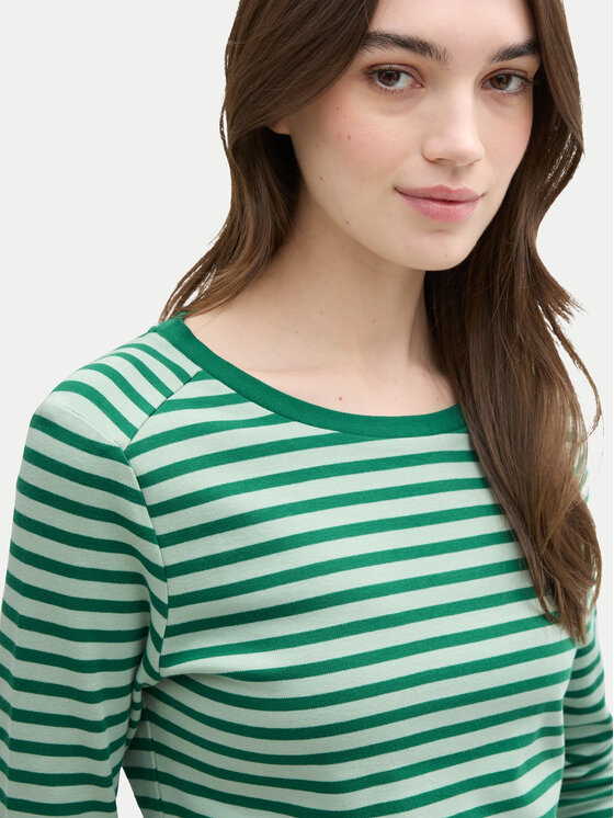 Tom Tailor Denim Tom Tailor Denim Blusa 1043085 Verde Regular Fit