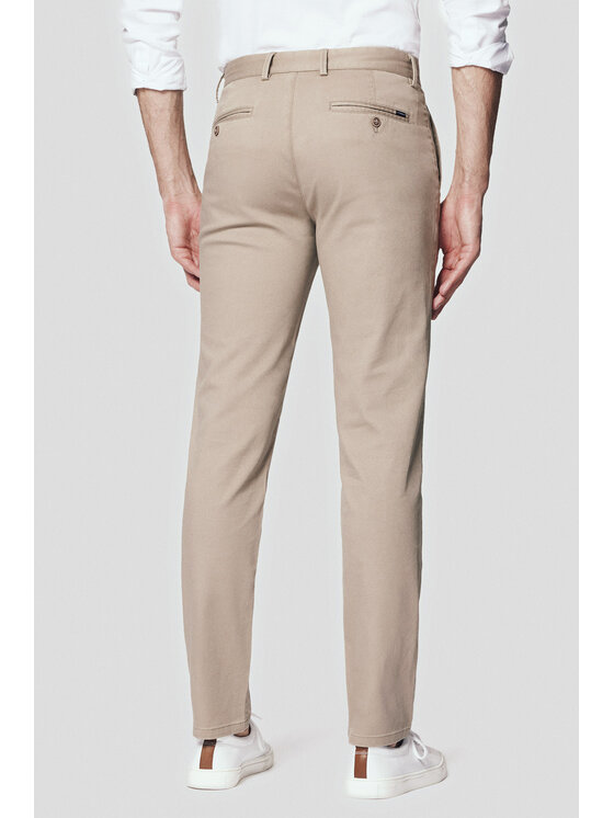 Lancerto Lancerto Chinosy Maroko SP082124000005 Beżowy Slim Fit
