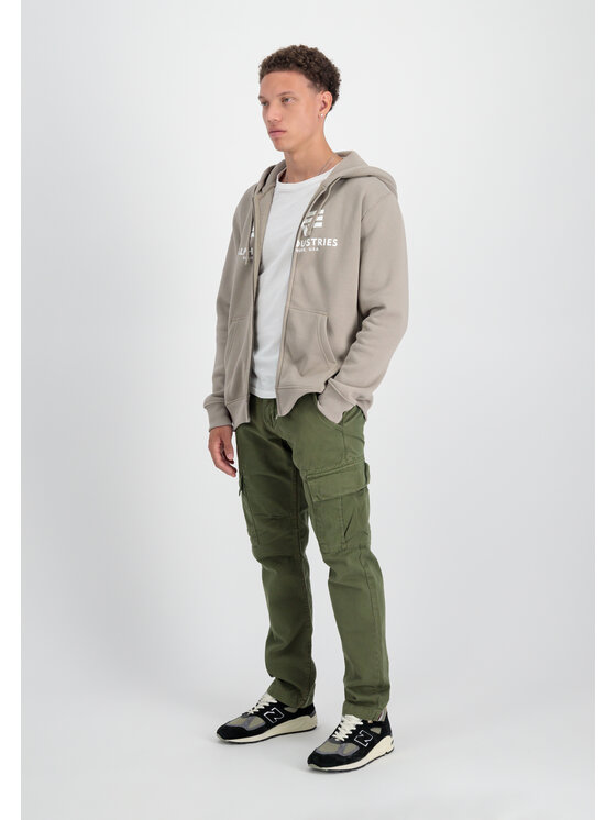 Alpha Industries Alpha Industries Bluza Basic Zip Hoodie Żółty Regular Fit