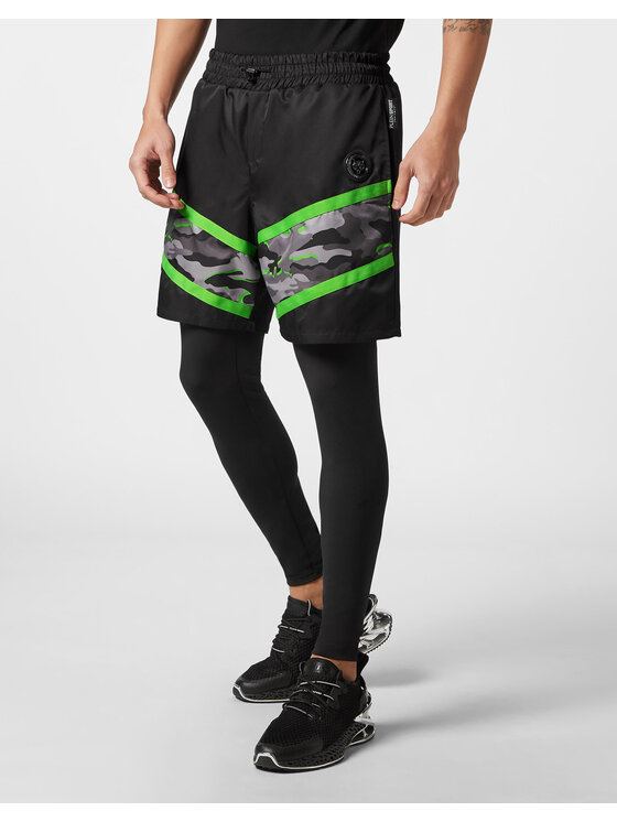Plein Sport Plein Sport Legginsy 2839 Czarny Active Fit