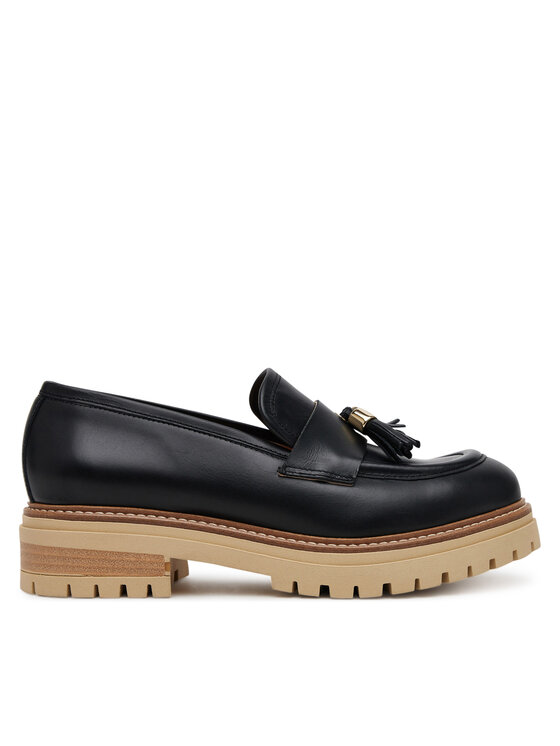 Damskie Loafersy Pollini, Rozmiar 36, Czarne, SA10144G1MTC0000