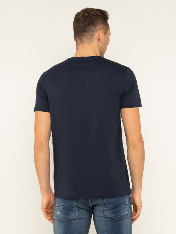 Armani Exchange Armani Exchange T-Shirt 8NZT74 ZJA5Z 1510 Granatowy Slim Fit