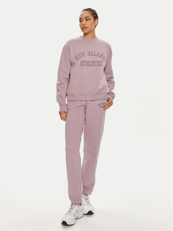 New Balance New Balance Долнище анцуг Graphic WP43500 Виолетов Relaxed Fit