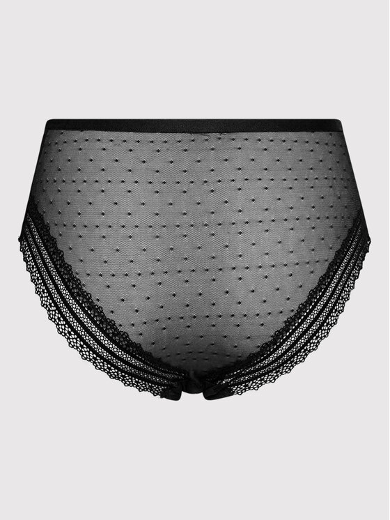Slip Hipster Triumph Tempting Tulle - Tulle à Pois - Dentelle