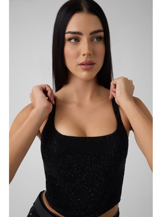 Guess Guess Top 184938 Czarny Classic Fit