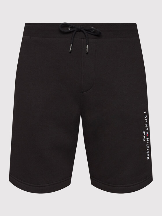 Tommy Hilfiger Tommy Hilfiger Sportiniai šortai Logo MW0MW22198 Juoda Regular Fit