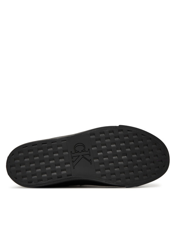 Calvin Klein Calvin Klein Сникърси Vulc Flatf Snowboot Nylon Mix Mg YW0YW01977 Черен