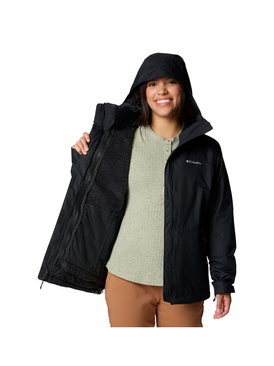 Columbia Columbia Kurtka zimowa 208782 Czarny Regular Fit