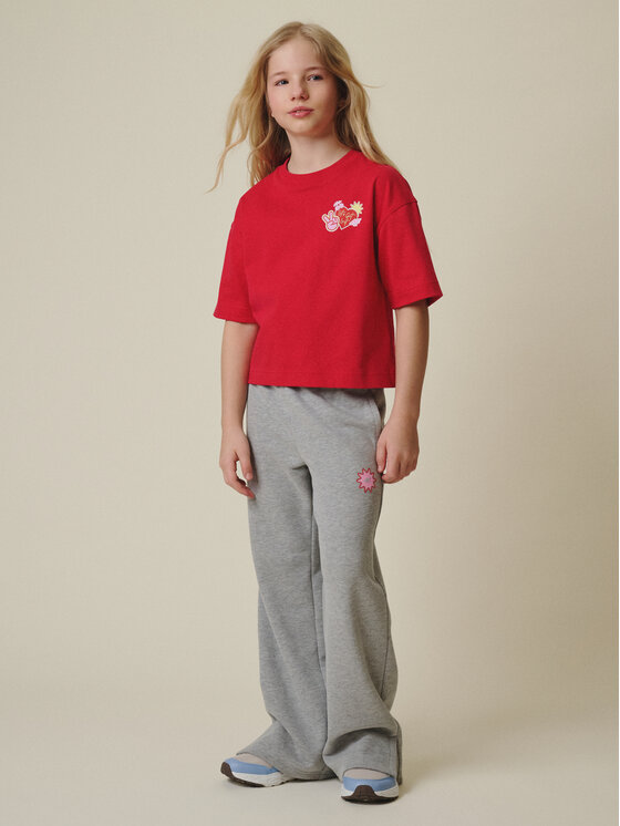 4F 4F T-Shirt MOVE OUTSIDE Różowy Loose Fit