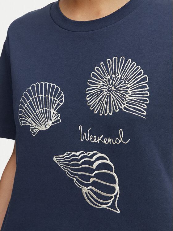 Weekend Max Mara Weekend Max Mara T-Shirt Sabato 2615941112 Σκούρο μπλε Regular Fit