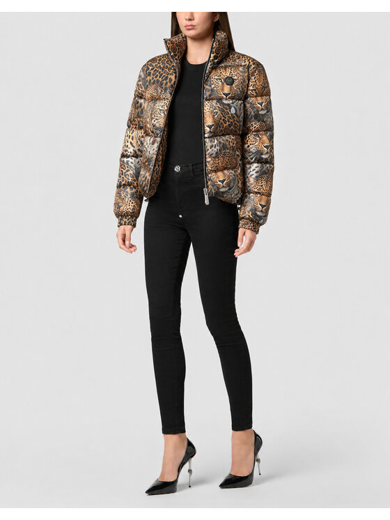 PHILIPP PLEIN PHILIPP PLEIN Giubbotto piumino 32095 Beige Regular Fit