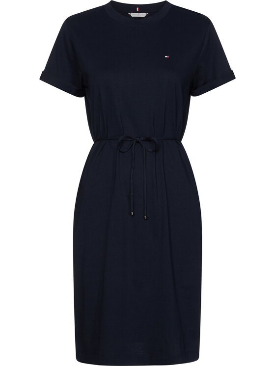 Tommy Hilfiger Tommy Hilfiger Každodenné šaty Angela WW0WW27812 Tmavomodrá Regular Fit