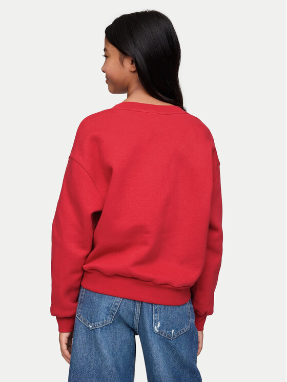 Gap Gap Majica dugih rukava 633950-01 Crvena Regular Fit