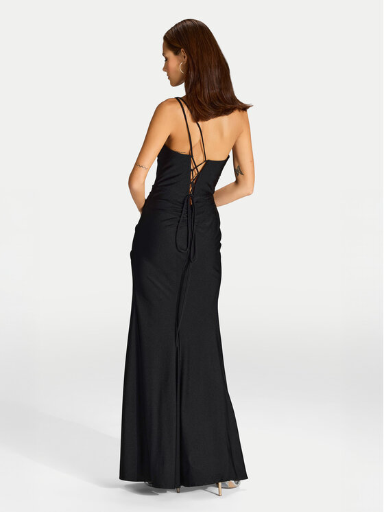 Hey Kyla Hey Kyla Sukienka wieczorowa 5AJ007HK Czarny Slim Fit