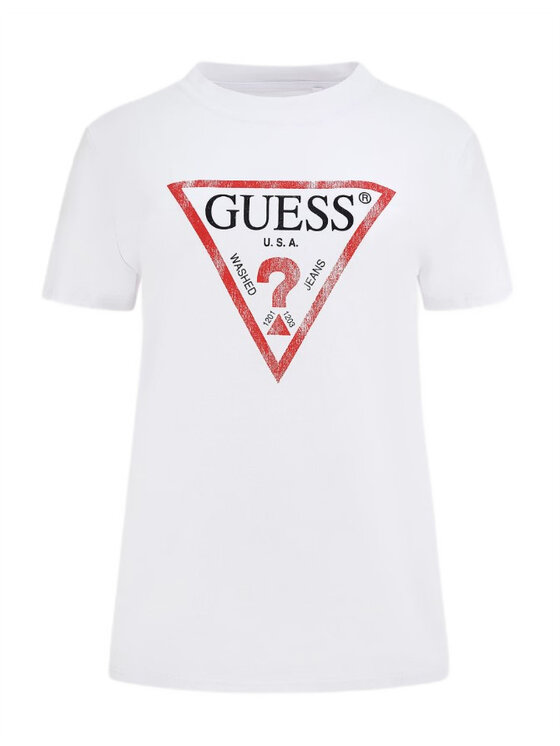 Guess T-krekls W2BI69 K8FQ1 Balts Regular Fit