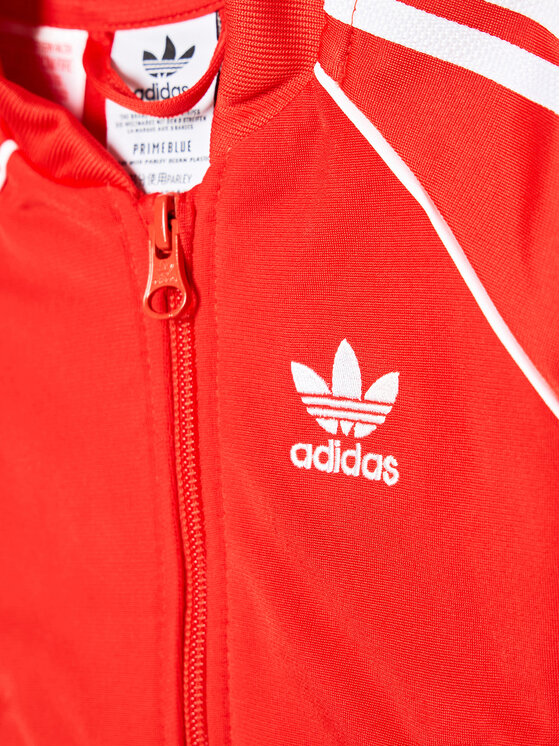 Tuta adicolor Sst Track H35600 Rosso Regular Fit