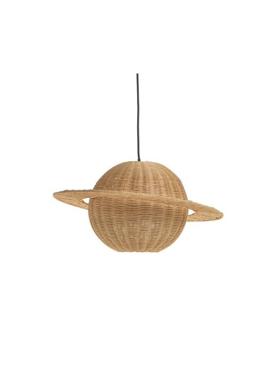 MIAhome MIAhome Lampa wisząca 50 cm SATURNO Brązowy