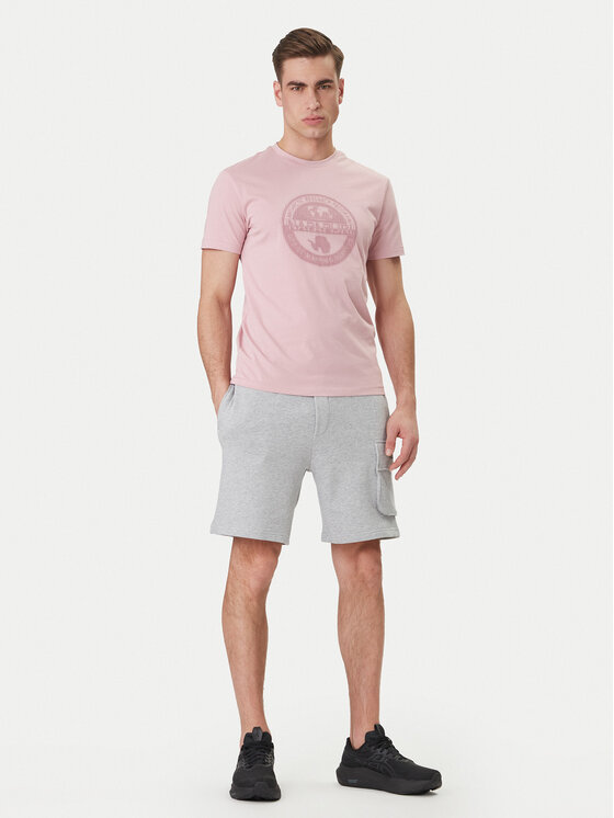 Napapijri Napapijri T-Shirt S-Mahsa NP0A4FZB Rosa Regular Fit