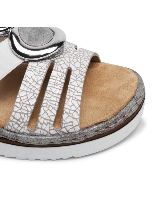 Rieker Rieker Sandalen 679L4-80 Weiß