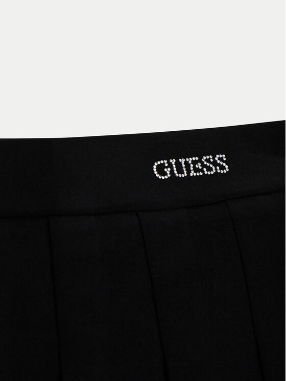 Guess Guess Rakott szoknya J4YD02 KAUH0 Fekete Regular Fit