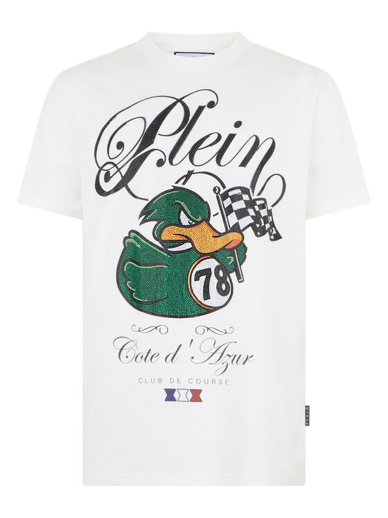PHILIPP PLEIN PHILIPP PLEIN Tričko 31671 Biela Regular Fit