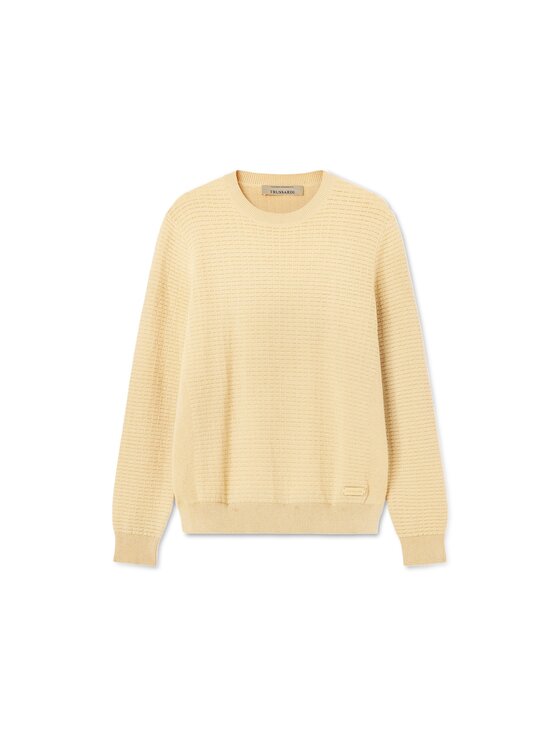 Trussardi Trussardi Kardigan M0138000111N006 Kremowy Regular Fit