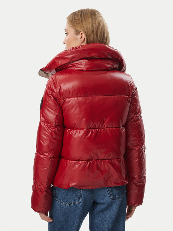 Save The Duck Save The Duck Zimska jakna D39370W LOVE21 Bordo rdeča Regular Fit